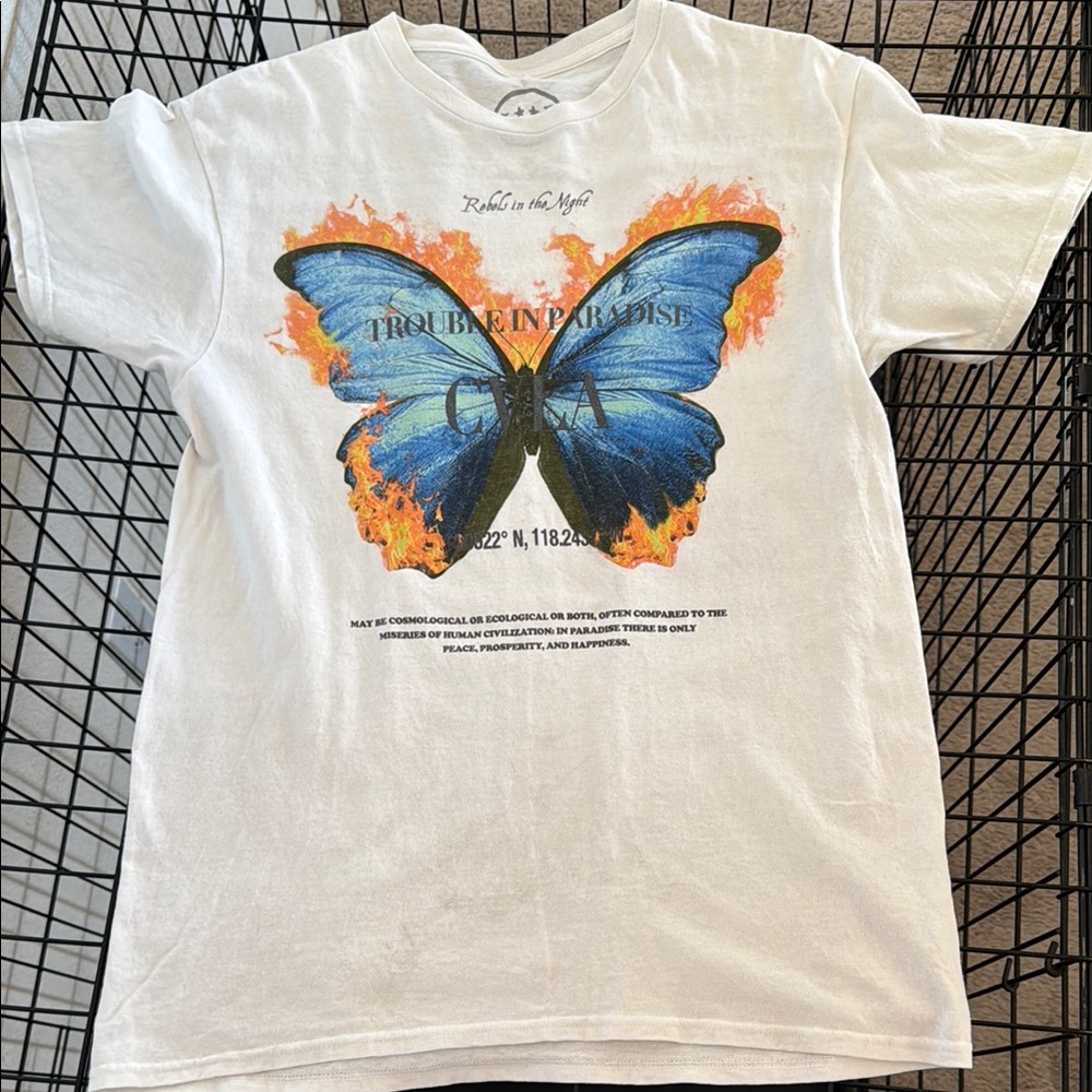 White Graphic Kids T-Shirt